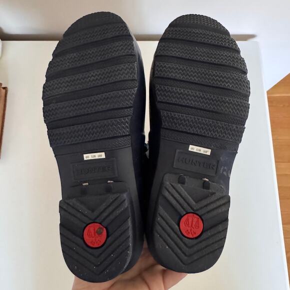 Hunter Dark Blue Original Fringe Wellie Boots Limited Edition Size 5 - Picture 7 of 8